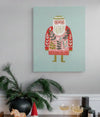Saint Nick in Scandinavian Sweater – Art Print